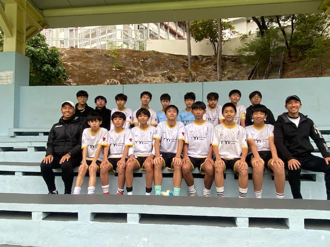 足球隊（初級一組）學生合照